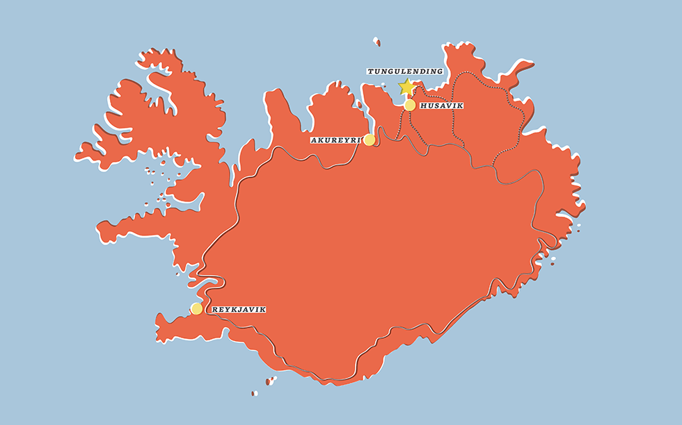 Location map Iceland